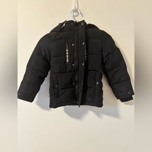 Diesel Kids Black Puffer Coat